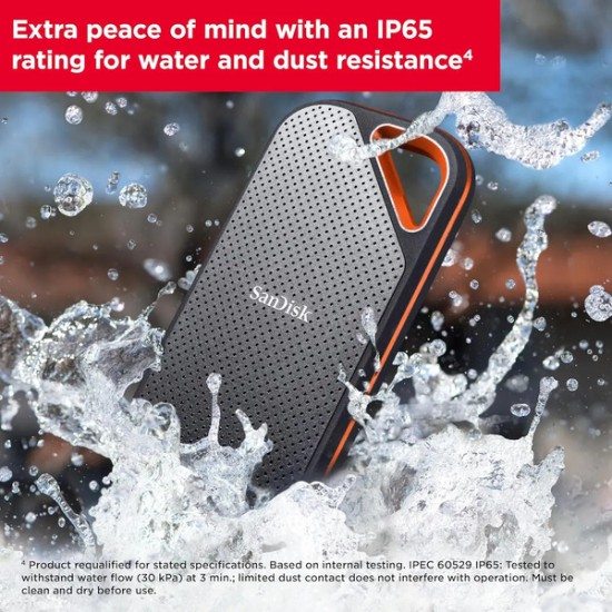 Sandisk 4TB Extreme PRO Portable SSD, Up to 2000MB/s